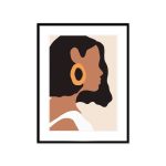 Abstract Female Face Painting